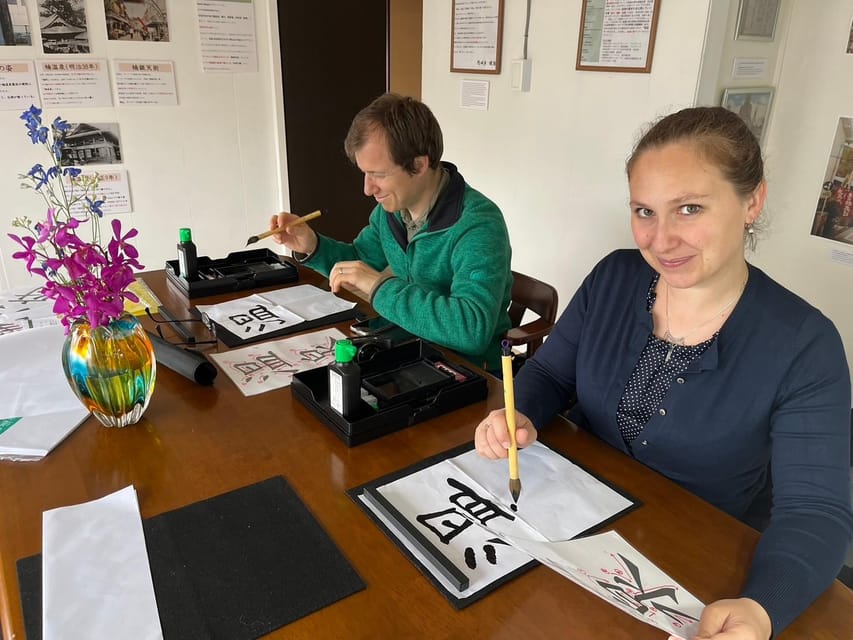 Calligraphy Class for Beginners in Beppu - Included Workshop Materials