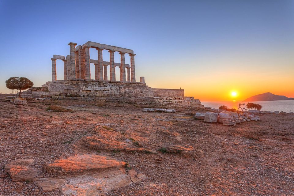 Cape Sounion Tour & Temple of Poseidon Sunset & Audio Tour - Temple of Poseidon Visit