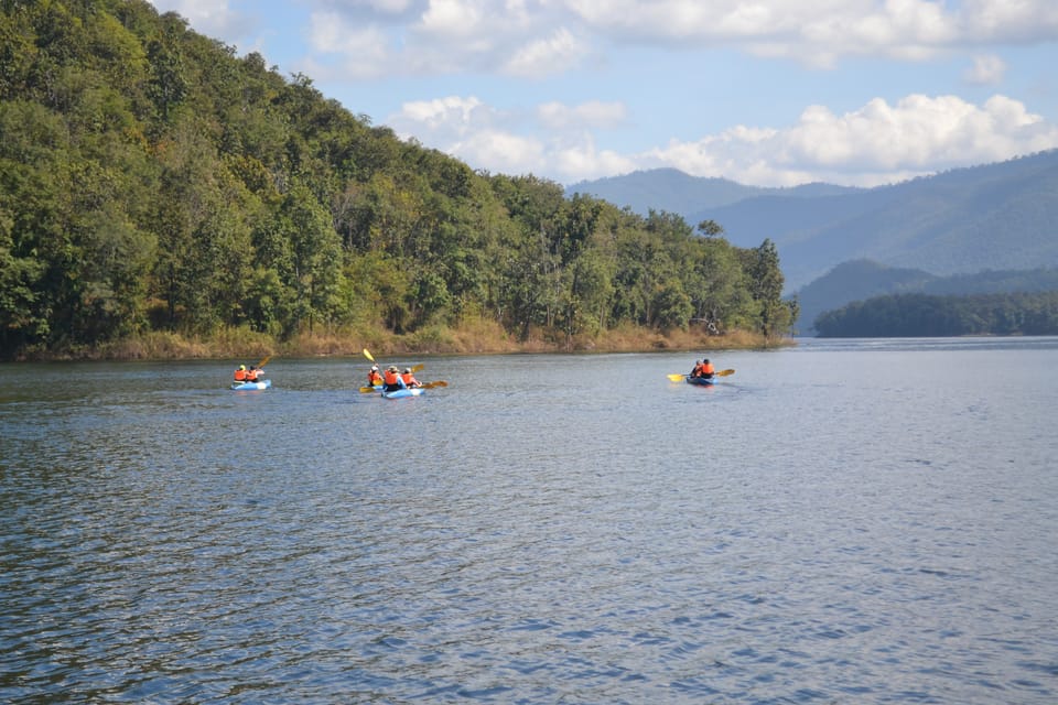 Chiang Mai: Sticky Waterfalls, Lake Kayak and Cycling Tour - Sticky Waterfall Adventure