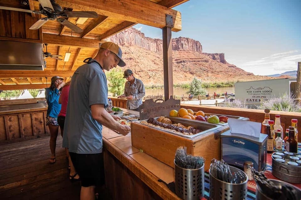 Colorado River: Full-Day Rafting With BBQ Lunch - Lunch at Red Cliffs Lodge