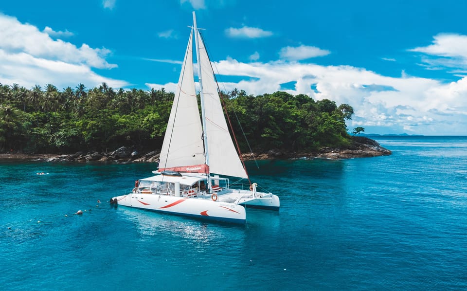 Coral & Racha : Smilerainbow Catamaran Tour With Waterslide - Activities and Experiences