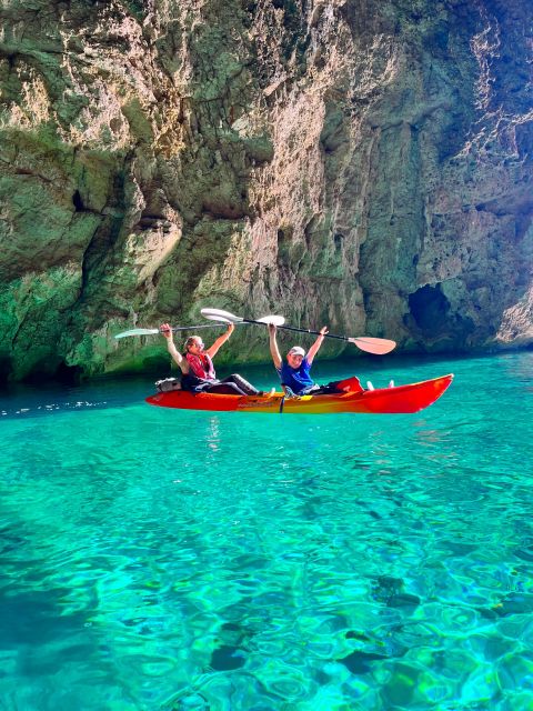 Cova Dels Orguens: Cave Exploring Kayak & Snorkel Tour - Snorkeling and Marine Life