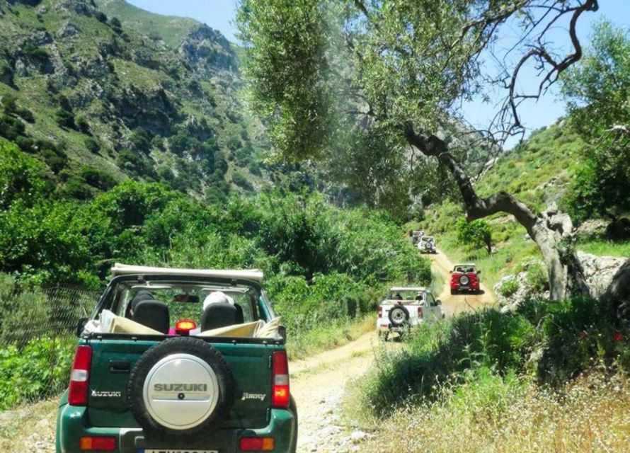 Crete: Island Jeep Tour With BBQ - Getting to Aposelemis Dam