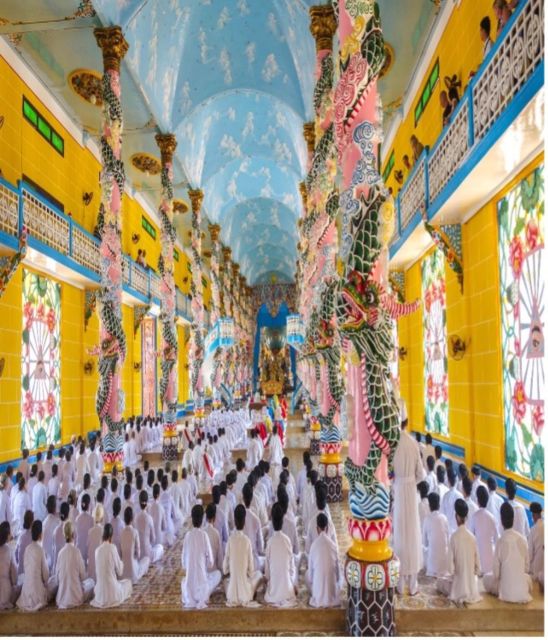 Daily Tour Cao Dai Temple - Ba Den Mountain (Van Son Top) - Architectural Features