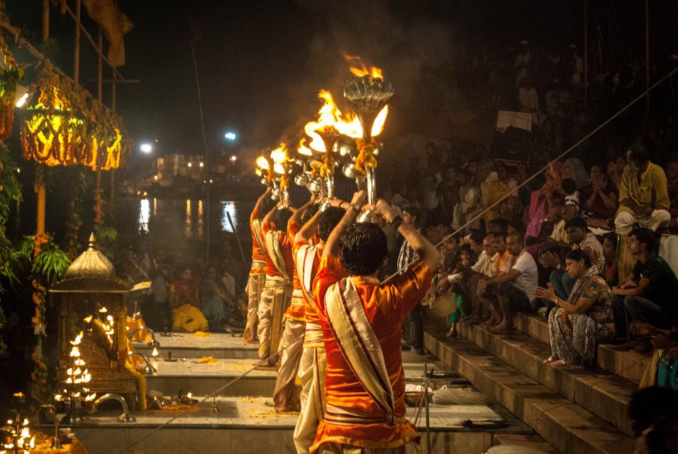 Day Tour to Sarnath With Boating & Ganga Aarti - Ganga Aarti Experience