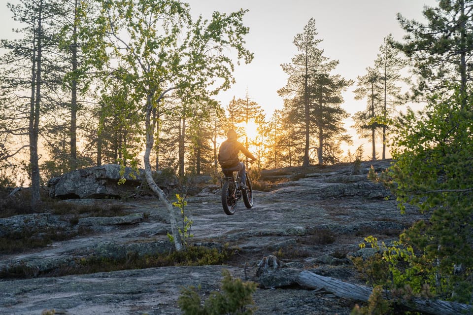 E-FATBIKE TOUR FROM ROVANIEMI UNDER THE MIDNIGHT SUN/SUNSET - Tour Itinerary