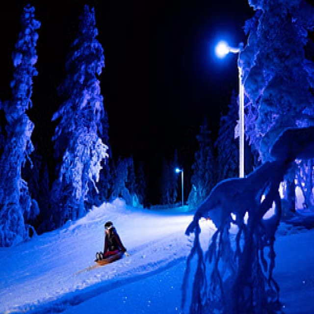 Electric Snowscootering and Tobogganing in Saariselkä - Age and Health Restrictions