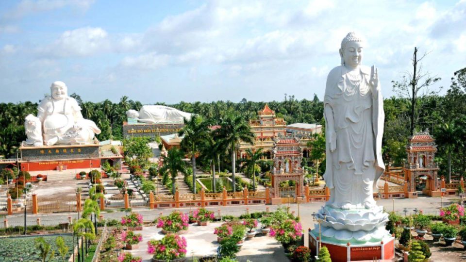 Explore Mekong Delta - My Tho & Ben Tre - Vinh Trang Pagoda - Unique Activities in the Delta