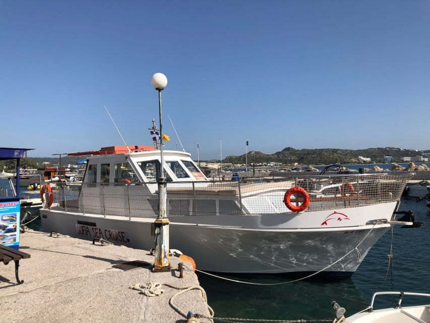 Faliraki: Boat Trip to Ladiko, Traganou & Antony Quinn Bays - Refreshments and Local Experiences