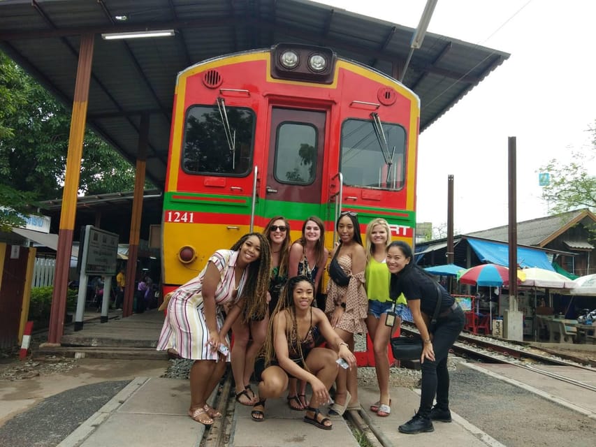 Floating & Railway Markets With Erawan Waterfall - Transportation Options