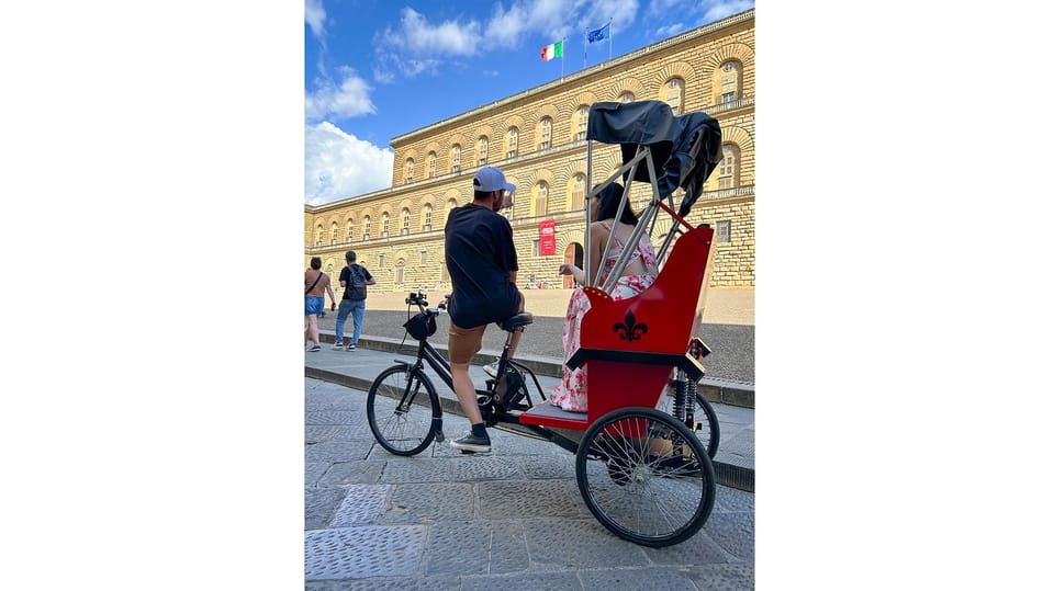 Florence: Rickshaw Rental Service With Driver - Customizable Rental Services