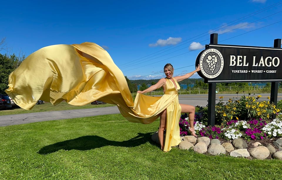 Flying Dress Photo Shoot Traverse City & Surrounding Areas - Meeting Point and Accessibility