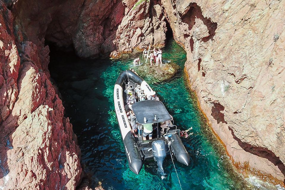 Fréjus: Sea and Creeks Boat Tour With Snorkeling and Drinks - Cancellation Policy