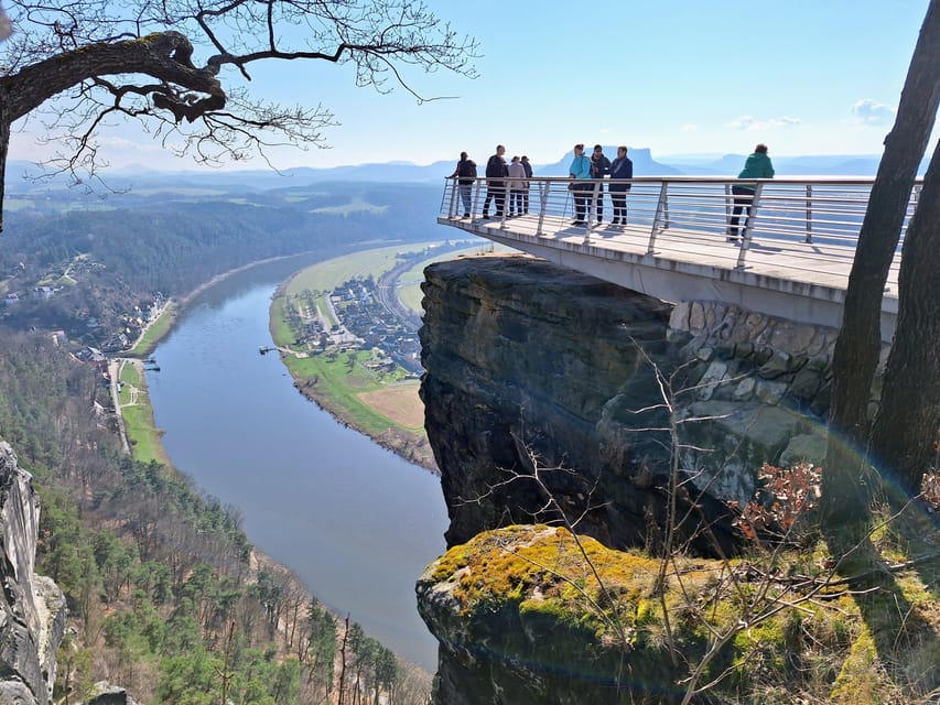 From Dresden: The Best of Bohemian & Saxon Switzerland Tour - Bastei Bridge