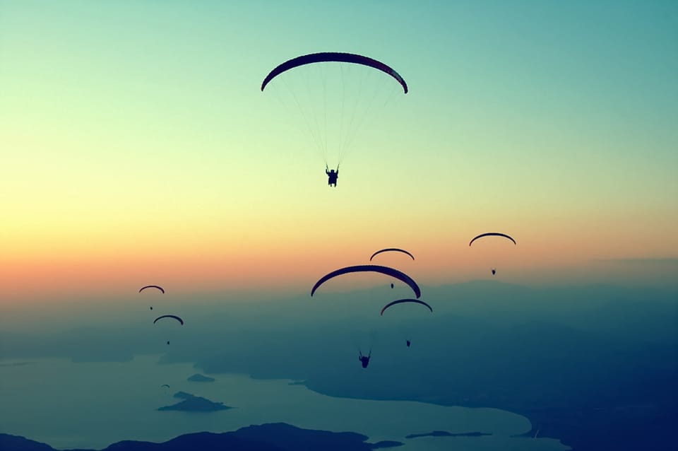 From Fethiye: Blue Lagoon Tandem Paragliding - Group Experience