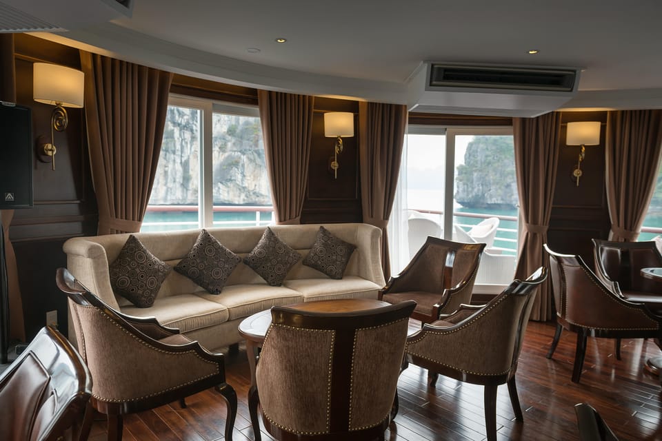 From Ha Noi: Cruise 6 Star Luxury at Ha Long Bay 2D1N - Inclusions and Amenities