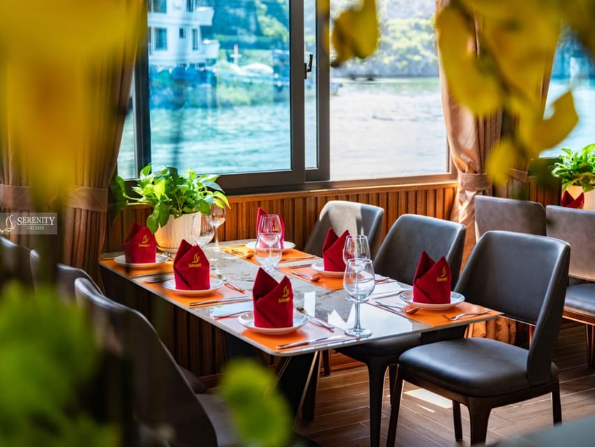 From Hanoi: Cat Ba Island and Lan Ha Bay Day Cruise - Onboard Dining and Entertainment