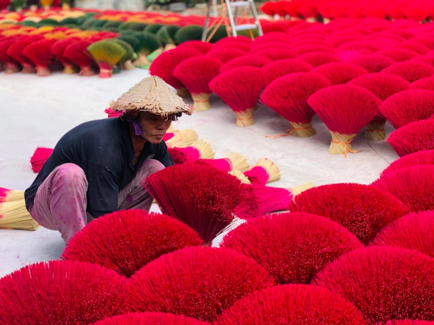 From Hanoi: Incense Village, Conical Hat and HaThai Art Tour - Inclusions and Exclusions