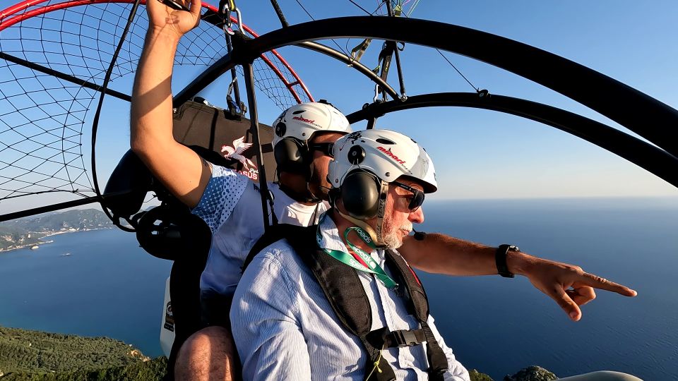 From Parelia: Paramotor Flight Over Corfus Coast - Safety and Accessibility