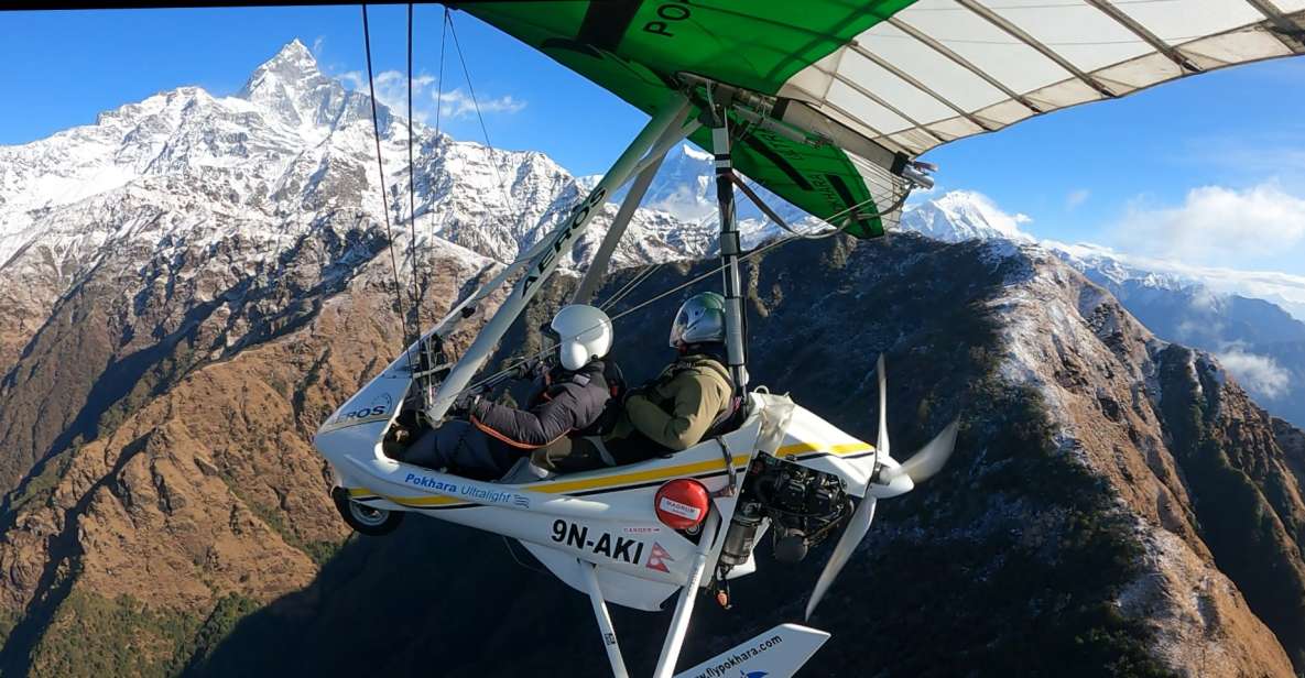 From Pokhara:90 M Ultralight Flight(Covers 20 Days Trek Rute - Scenic Views During Flight