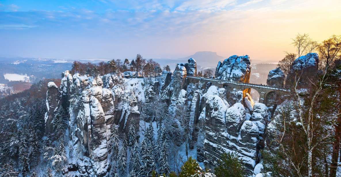 From Prague: Saxony and Bohemian Switzerland Walking Tour - Exploring the Bastei Rock Formation