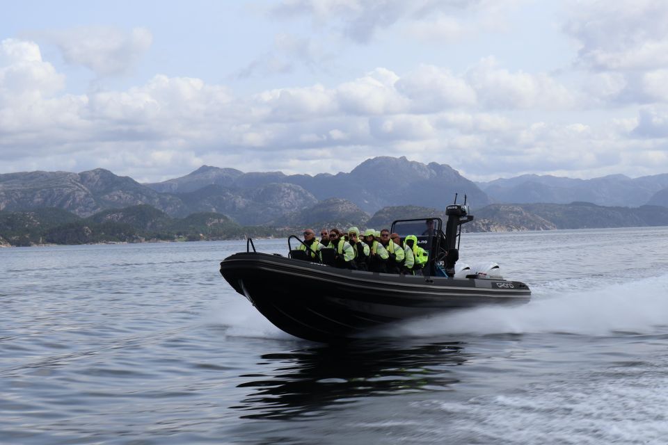 From Stavanger: RIB Tour to Lysefjord - Inclusions and Exclusions