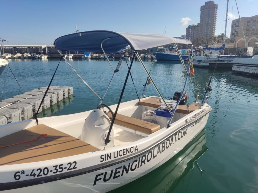 Fuengirola No License Boat From 2 to 4 Hours - Frequently Asked Questions