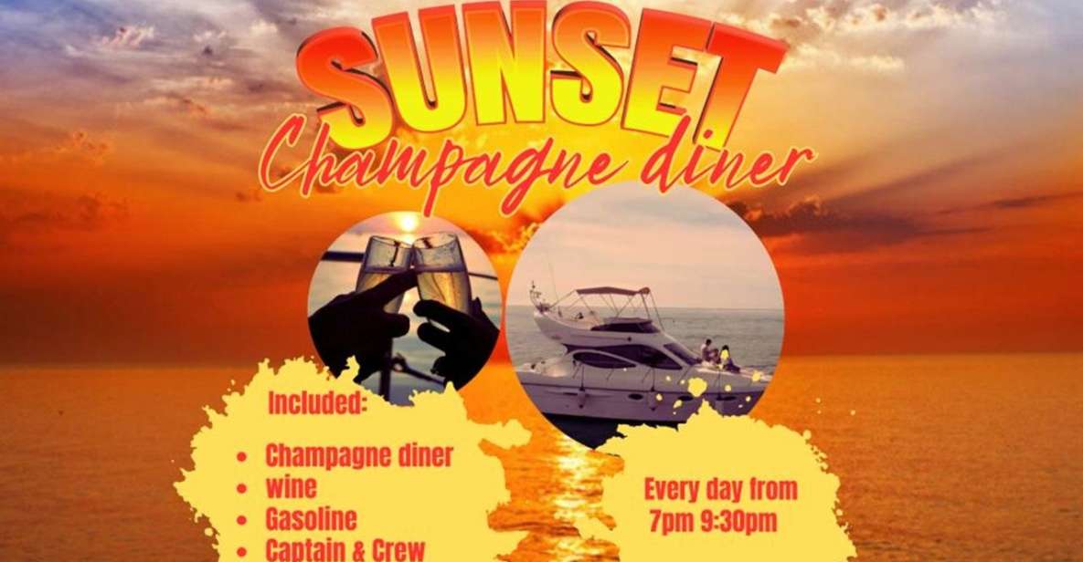 Fuengirola: Sunset Boat Tour With Champagne Diner - Inclusions