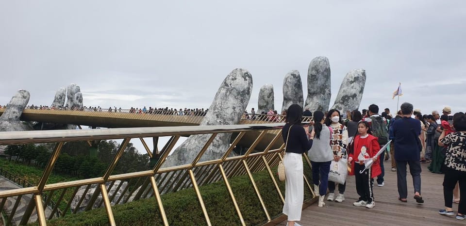 Golden Bridge With Guide, Lunch &Transfer From Tien Sa Port - Golden Bridge Activities