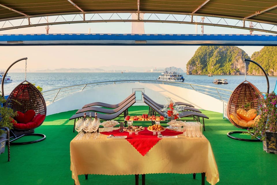 Ha Long Premium Cruise 5 Star Luxury Day Trip - Inclusions and Amenities