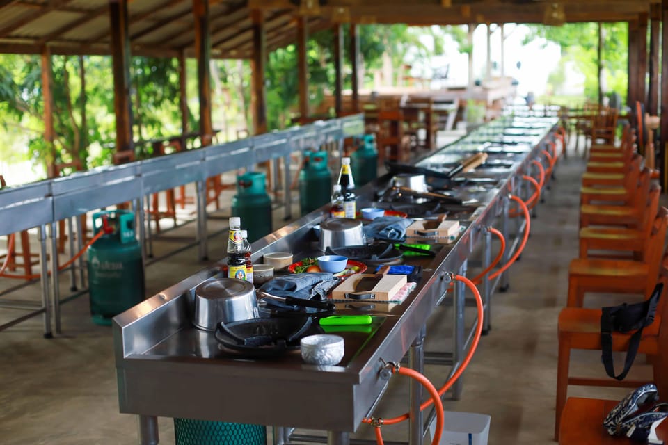 HALF DAY COOKING COURSE at The Rice Barn Thai Cooking Farm - Booking Information