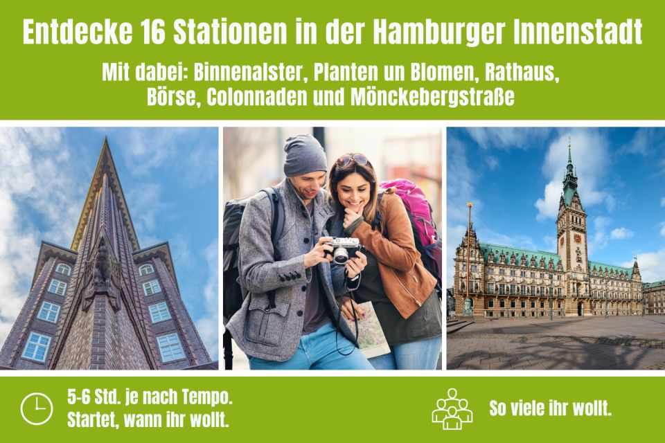 Hamburg City: Scavenger Hunt Self-Guided Tour - Whats Included in the Tour