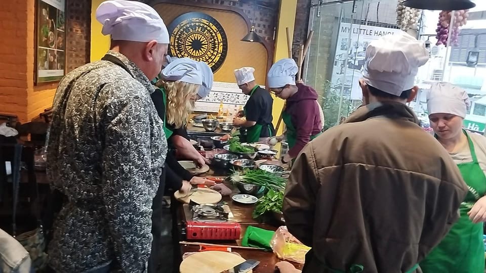 Hanoi Authentic Cooking Class and Local Market With Chef - Dishes Prepared and Enjoyed