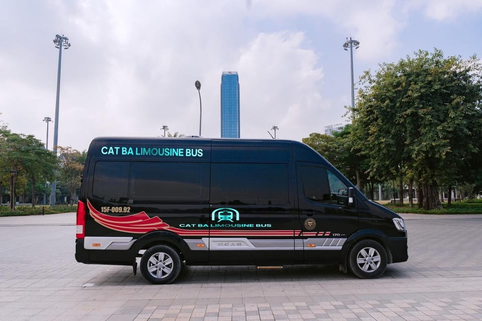 Hanoi: Limousine Bus Tickets to Cat Ba, Modern- High Quality - Included Amenities