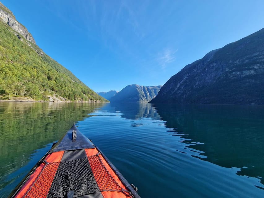 Hellesylt: Beginner-Friendly Fjord Kayaking Experience - Meeting Point Information