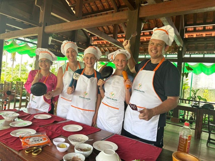 Hoi An: Market Tour - Bay Mau Cooking Class - Basket Boat - Cooking Class Highlights