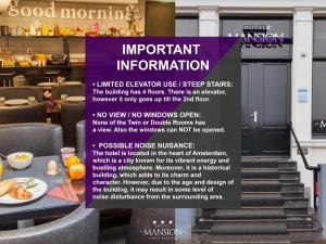 Hotel Mansion - Policies and Regulations