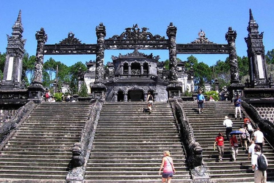 Hue City Motorbike Tour to Countryside, Pagoda & Royal Tombs - Royal Tombs Exploration