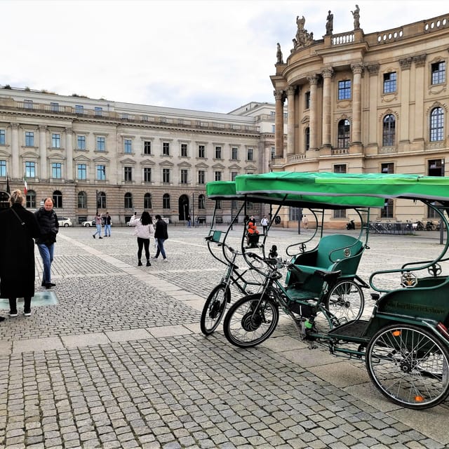 Inclusive Pick up to 10 Berlin Rickshaw up to 20 Person - Guides and Experience