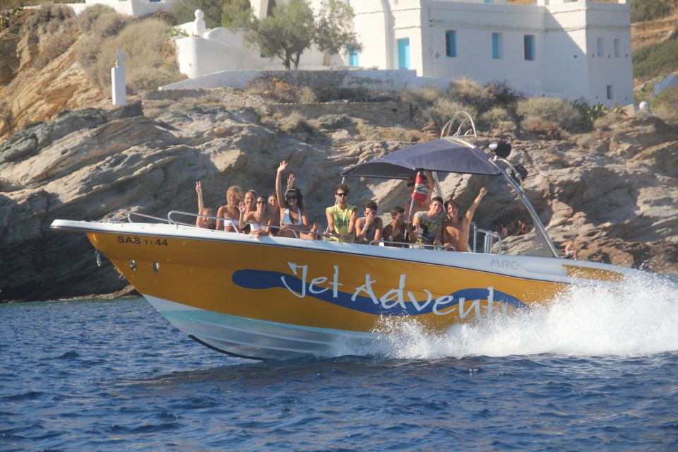 Ios Island: Speedboat Cruise From Mylopotas Beach - Important Information and Conditions