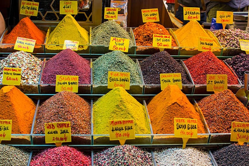 Istanbul: Bus Tour With Cable Car, Bosporus Cruise, & Lunch - Vibrant Spice Bazaar