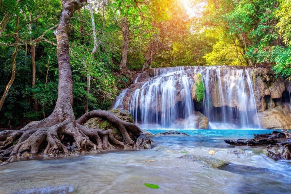 Kanchanaburi : Private River Kwai Bridge & Erawan Waterfall - Erawan National Park and Waterfall