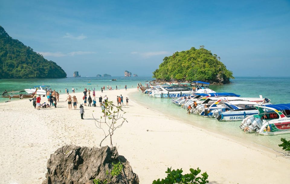 Krabi: 4 Islands & Thale Waeks Sandbar Tour By Speedboat - Age and Health Restrictions