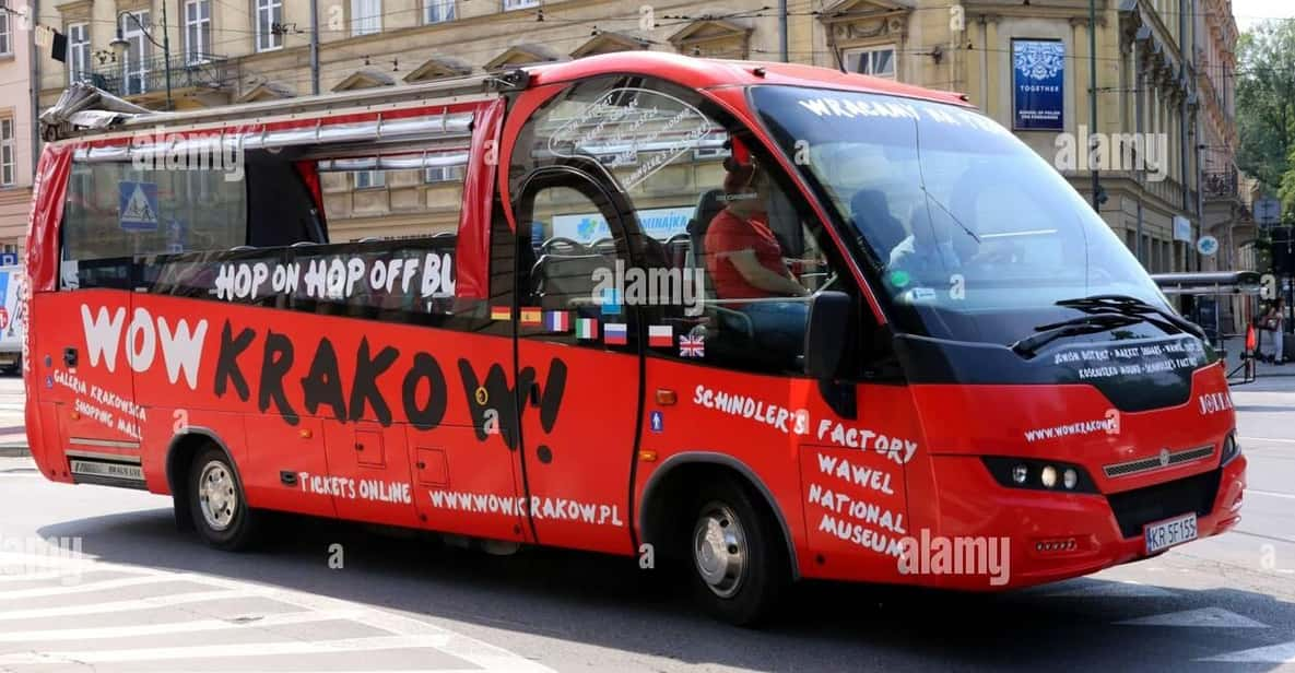 Krakow City Sightseeing Hop on Hop off Bus and City Game - Frequently Asked Questions