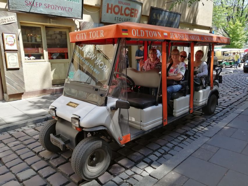 Krakow: Jewish Quarter and Schindler Factory by Golf Car - Inclusions and Requirements