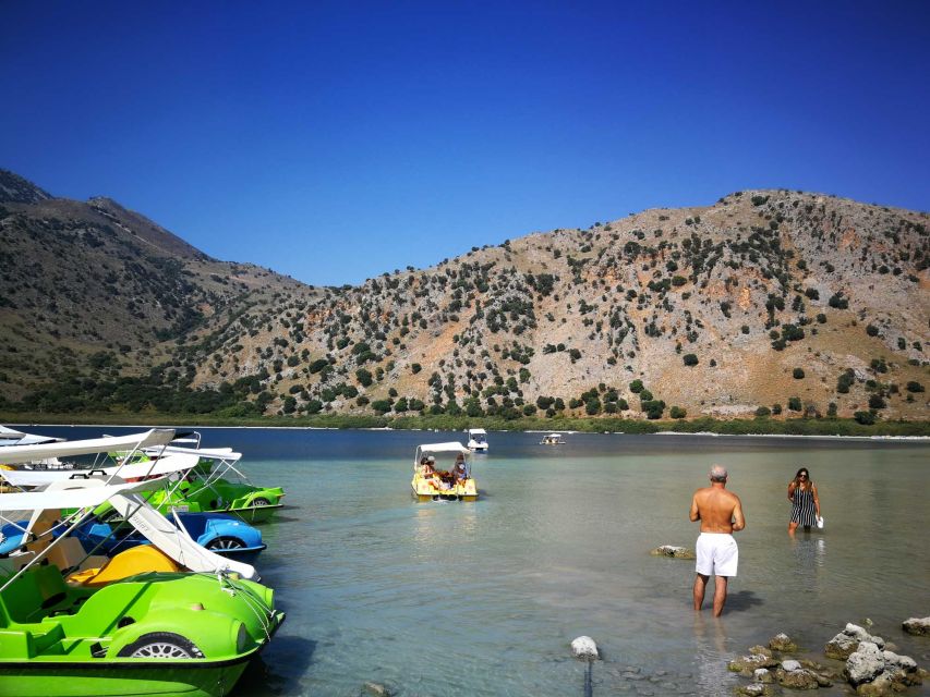 Lake Kournas: Pedal Boat Rental With Transfer - Experience Highlights