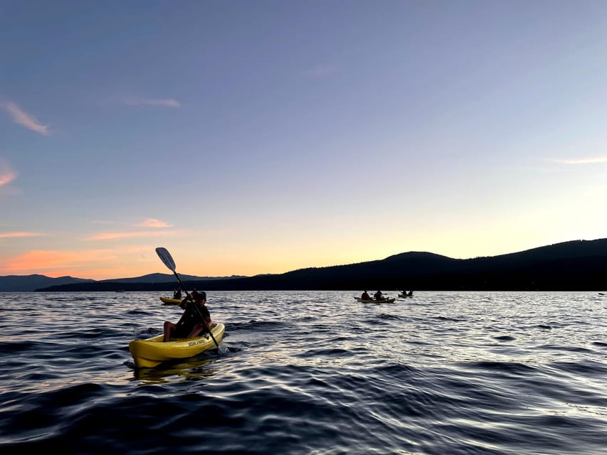 Lake Tahoe Sunset Kayak Tour - Tour Inclusions