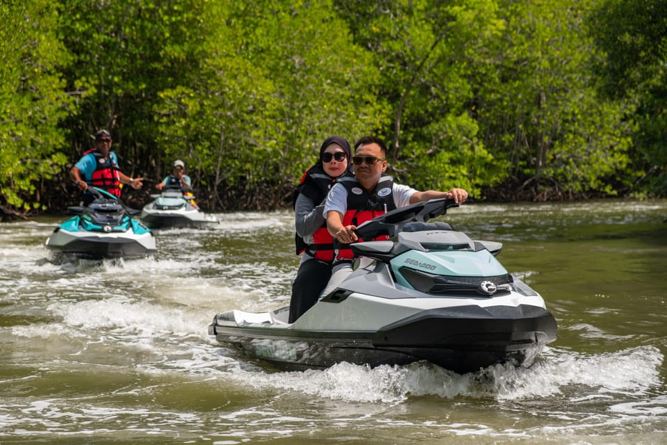 Langkawi: Jet Ski Tour UNESCO Kilim Geopark - Dangli Island Visit