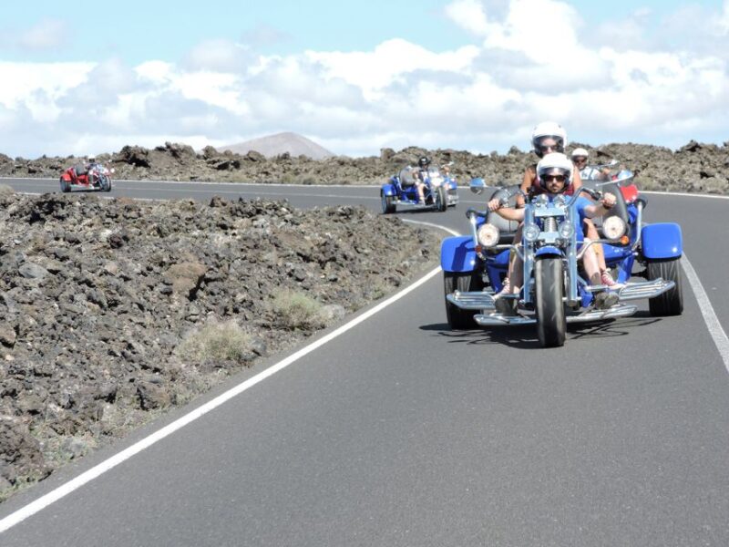 Lanzarote: Three Wheeler Trike Tour for Three People - Guided Tour of Landscapes