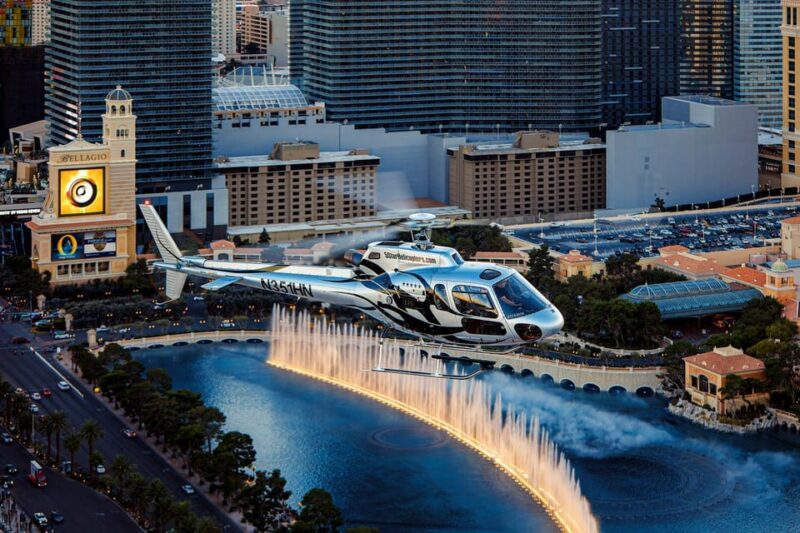 Las Vegas Night Strip Helicopter Flight Including Transport - Safety and Restrictions